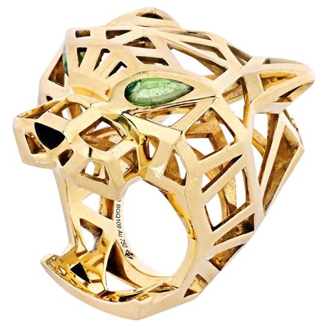 cartier panthere skeleton ring